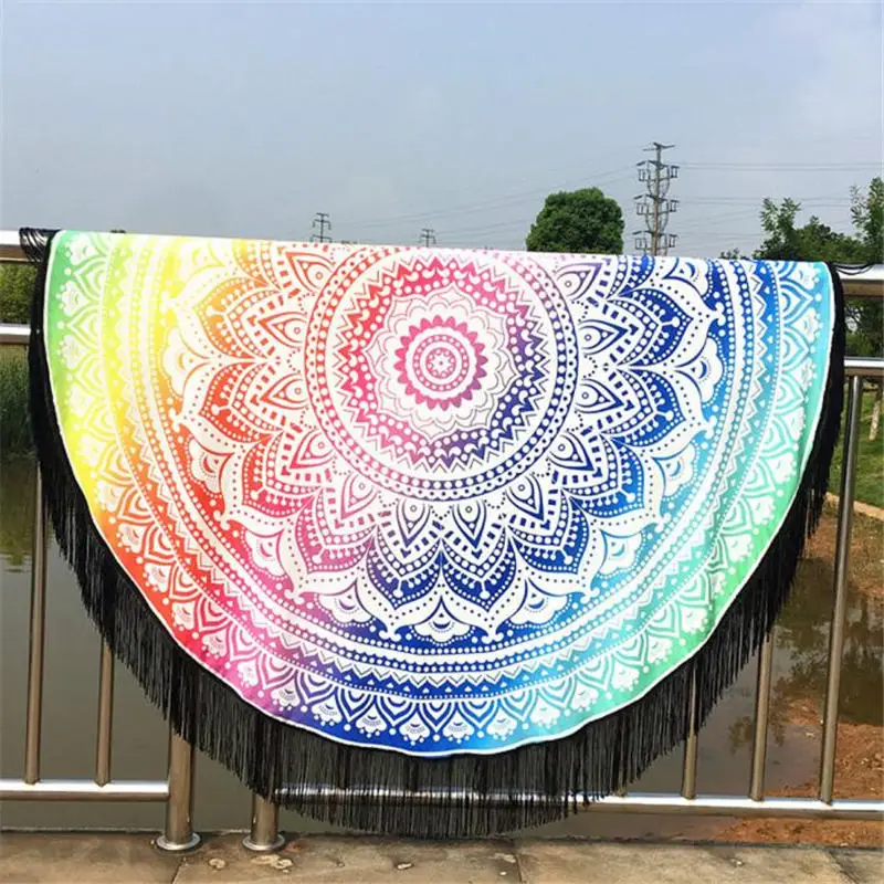 Round Hippie Tassel Tapestry Beach Throw Mandala Towel Yoga Mat Bohemian Beach towel handkerchief hijab scarf 40MA07
Round Hippie Tassel Tapestry Beach Throw Mandala Towel Yoga Mat Bohemian Beach towel handkerchief hijab scarf 40MA07