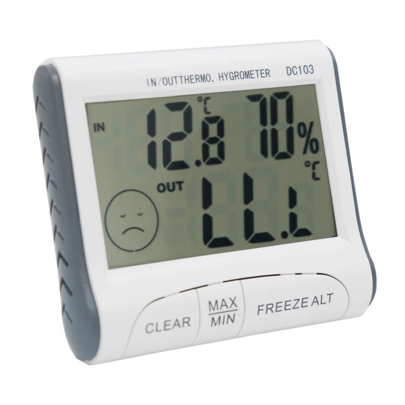 Digital weather station Thermometer Hygrometer Temperature Humidity Meter LCD Indoor/Outdoor Wired External Sensor Tester
Digital weather station Thermometer Hygrometer Temperature Humidity Meter LCD Indoor/Outdoor Wired External Sensor Tester