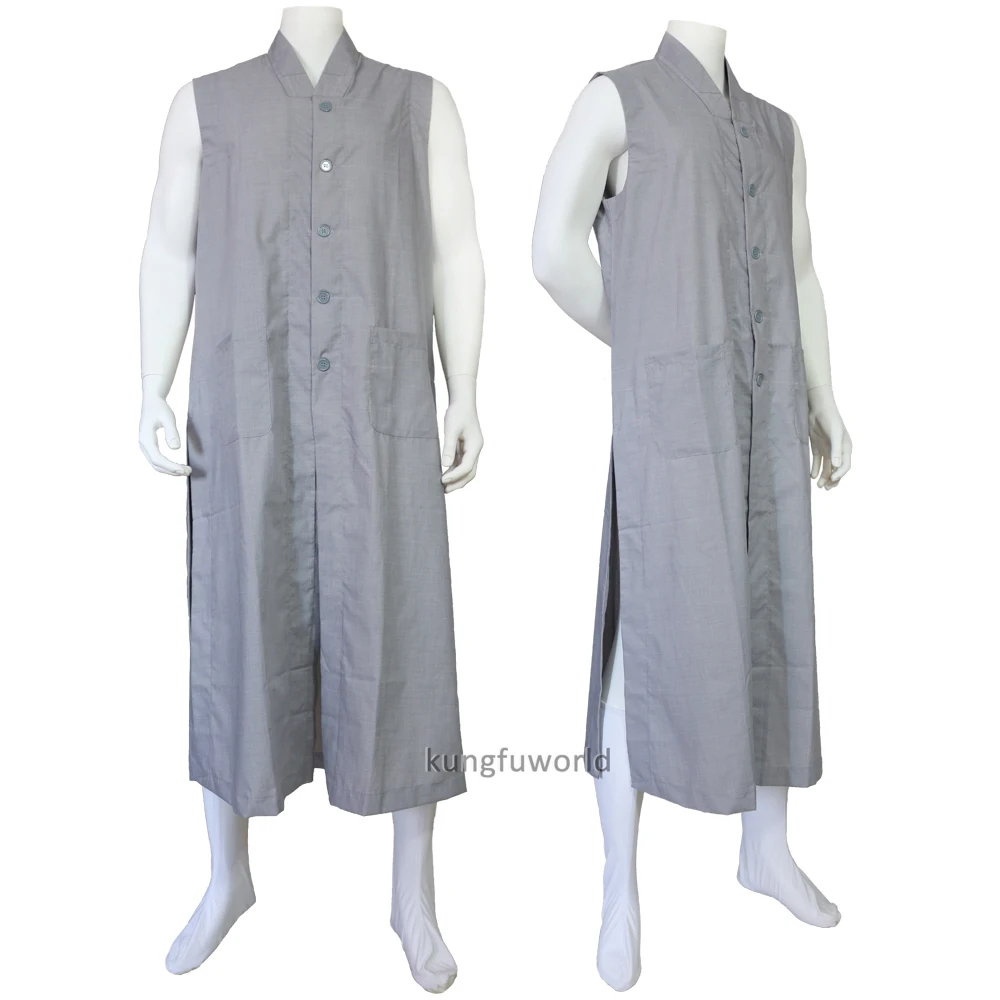 Shaolin Kung fu Robe Buddhist Monk Long Vest Buddhism Meditation Clothes Martial arts Suit
Shaolin Kung fu Robe Buddhist Monk Long Vest Buddhism Meditation Clothes Martial arts Suit