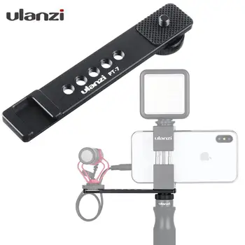 ULANZI PT-7 Extension Plate Cold Shoe Stand Bracket Vlogging Microphone Bar with 1/4'' Tripod Screw for iPhone GoPro Sony RX0 II
ULANZI PT-7 Extension Plate Cold Shoe Stand Bracket Vlogging Microphone Bar with 1/4'' Tripod Screw for iPhone GoPro Sony RX0 II