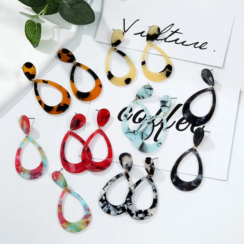 2019 New Bohemia Acrylic Acetate Print Ladies Drop Earrings Simple Geometric Luxury Acetic Acid Earring Mujer Jewelry Female
2019 New Bohemia Acrylic Acetate Print Ladies Drop Earrings Simple Geometric Luxury Acetic Acid Earring Mujer Jewelry Female