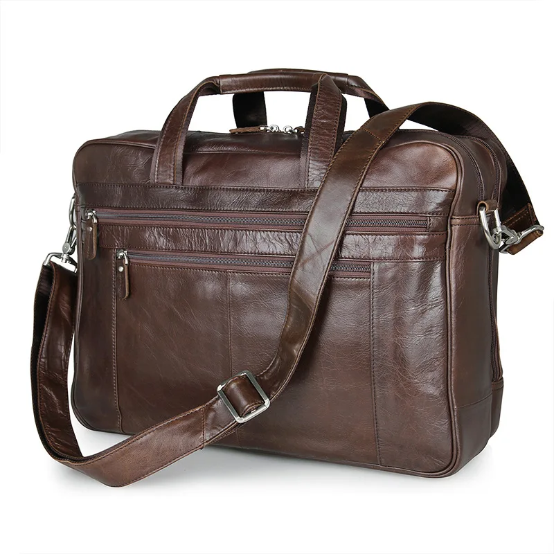 Guaranteed Genuine Leather Men Messenger Bags Coffee Cow Leather Business Travel Bags Male 15.6" Laptop Handbags Briefcase J7319
Guaranteed Genuine Leather Men Messenger Bags Coffee Cow Leather Business Travel Bags Male 15.6" Laptop Handbags Briefcase J7319