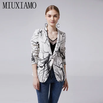 MIUXIMAO TOP QUALITY Newest Fall Winter 2019 Runway Designer Blazer casual Jacket Women's Single Button Blazer Overcoat vestidos
MIUXIMAO TOP QUALITY Newest Fall Winter 2019 Runway Designer Blazer casual Jacket Women's Single Button Blazer Overcoat vestidos