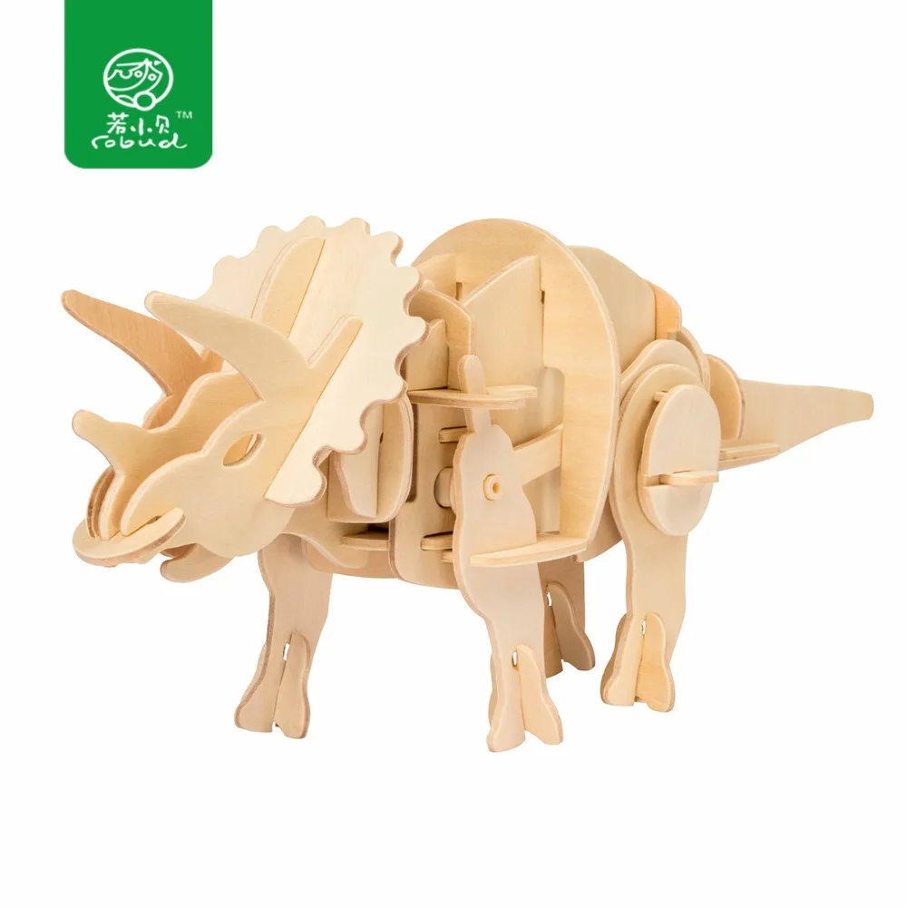 Robud Action Moveable Dinosaur-3D Wooden Puzzle- Toy Figures Model Building Kits Brain Teasers Boys Girls Mini Triceratops
Robud Action Moveable Dinosaur-3D Wooden Puzzle- Toy Figures Model Building Kits Brain Teasers Boys Girls Mini Triceratops