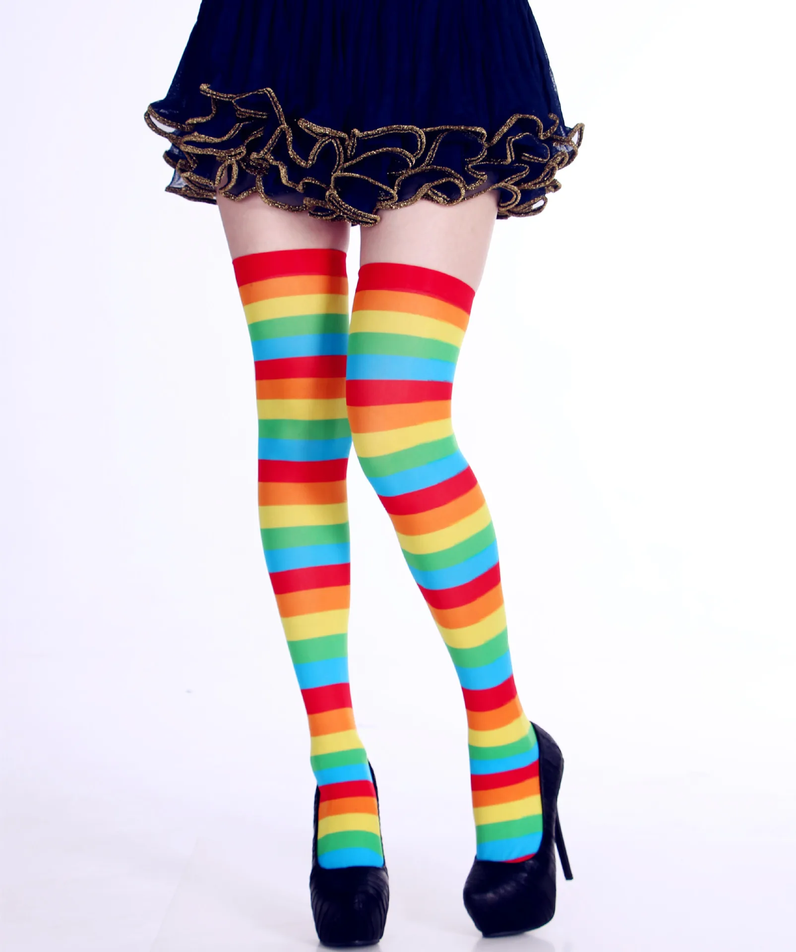 Sexy Women Stripe Printed Long Tube Knee Socks Fancy Dress Party Funny Dress Up Cosplay Thigh High Socks Soxs halloween socks
Sexy Women Stripe Printed Long Tube Knee Socks Fancy Dress Party Funny Dress Up Cosplay Thigh High Socks Soxs halloween socks