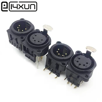 10pcs XLR 5 Pin Male Plug / Female jack XLR 5P Audio Socket Microphone Connector MIC PCB Adapter for DIY Repairs
10pcs XLR 5 Pin Male Plug / Female jack XLR 5P Audio Socket Microphone Connector MIC PCB Adapter for DIY Repairs