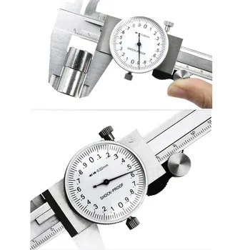 0-150 mm Metric Gauge Measuring Tool Dial vernier caliper Shock-proof Vernier Caliper 0.02 mm
0-150 mm Metric Gauge Measuring Tool Dial vernier caliper Shock-proof Vernier Caliper 0.02 mm