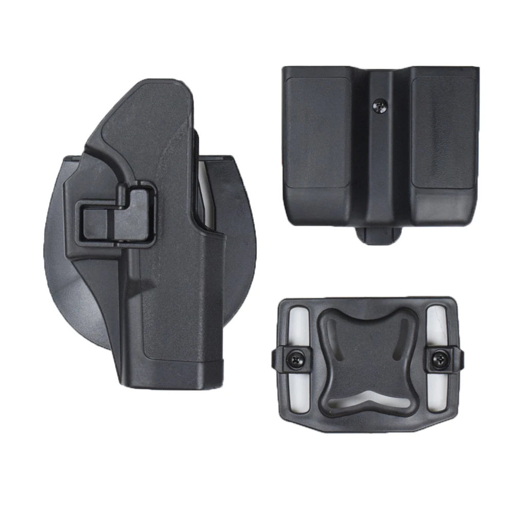 Outdoor Combat Military Hunting Glock Gun Holster and Double Magazine Pouch for Glock 17 19 22 23 31 32
Outdoor Combat Military Hunting Glock Gun Holster and Double Magazine Pouch for Glock 17 19 22 23 31 32
