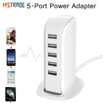5 Port Multi USB Charger HUB Display USB Charging Station Dock Universal Mobile Phone Desktop Wall Home Chargers EU/US/UK Plug 
5 Port Multi USB Charger HUB Display USB Charging Station Dock Universal Mobile Phone Desktop Wall Home Chargers EU/US/UK Plug