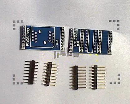 Free Shipping! 20pcs CNV-SOP-NDIP16 / OTS-16-1.27-03 PCB board with pin dual circuit board
Free Shipping! 20pcs CNV-SOP-NDIP16 / OTS-16-1.27-03 PCB board with pin dual circuit board