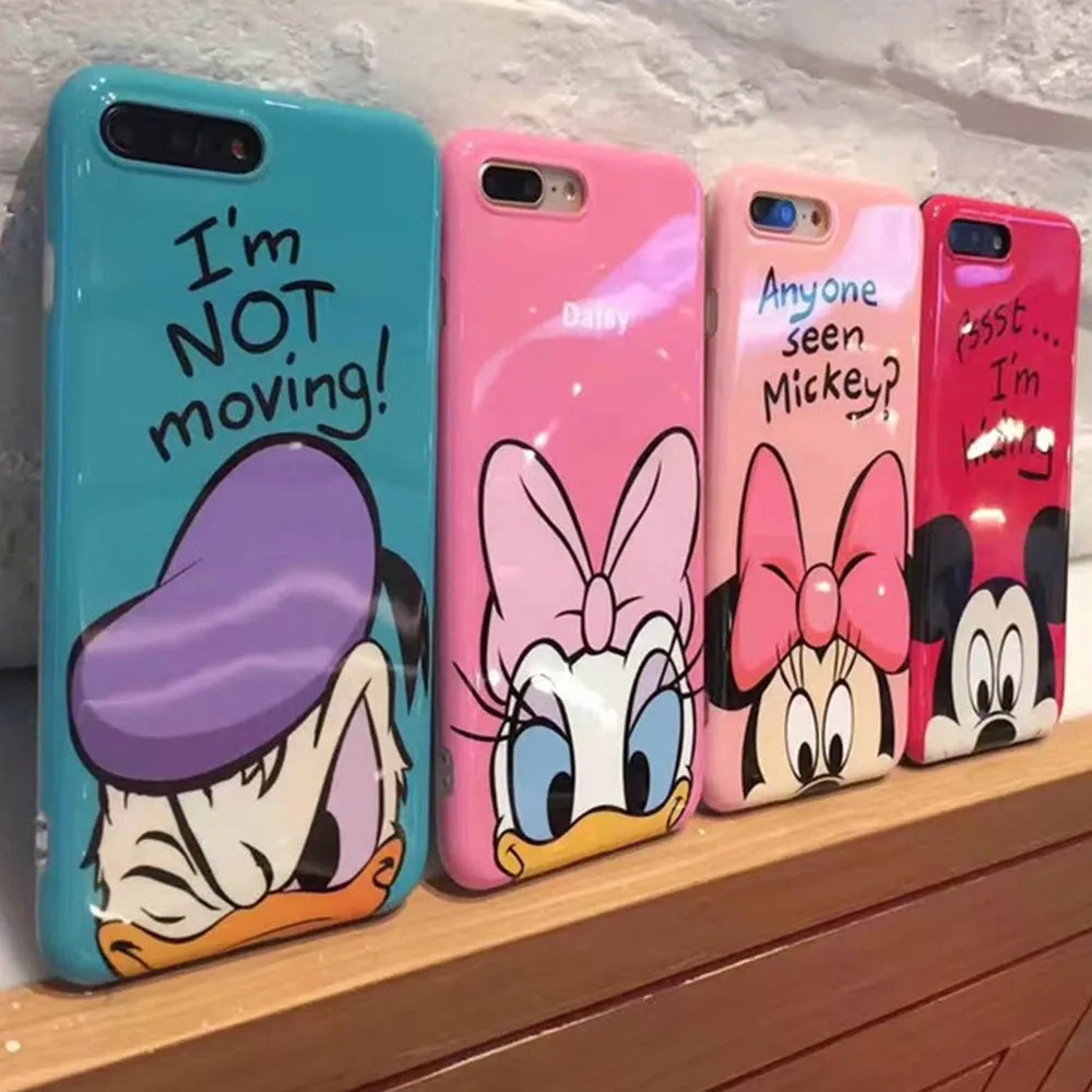 Cute Cartoon Mickey Minnie Mouse Back Case For iphone 6s 6 plus 7 8 Plus Soft Daisy Donald Duck TPU Coque For iphone XS MAX XR
Cute Cartoon Mickey Minnie Mouse Back Case For iphone 6s 6 plus 7 8 Plus Soft Daisy Donald Duck TPU Coque For iphone XS MAX XR