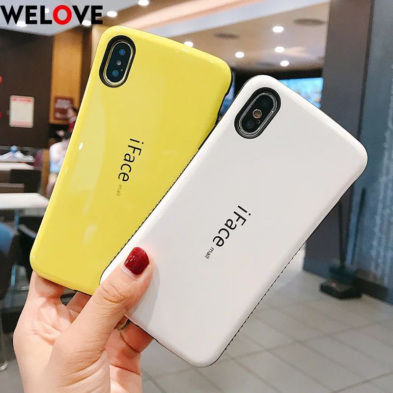 New Cute iFace First For iphone 7 cace Smooth Glossy silicone phone case Back Cover for iphone XR XS Max X 10 8 7 6S Plus coque
New Cute iFace First For iphone 7 cace Smooth Glossy silicone phone case Back Cover for iphone XR XS Max X 10 8 7 6S Plus coque