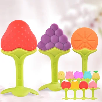 Baby Teether Baby Silicone Molar Stick Cartoon Fruit Teethers Training Toys Kids Safety for Infant Teething Newborn
Baby Teether Baby Silicone Molar Stick Cartoon Fruit Teethers Training Toys Kids Safety for Infant Teething Newborn