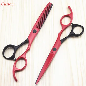 Custom logo japan 440c 6 inch red&black hair cutting scissors barber makas thinning shears haircut scissor hairdressing scissors
Custom logo japan 440c 6 inch red&black hair cutting scissors barber makas thinning shears haircut scissor hairdressing scissors