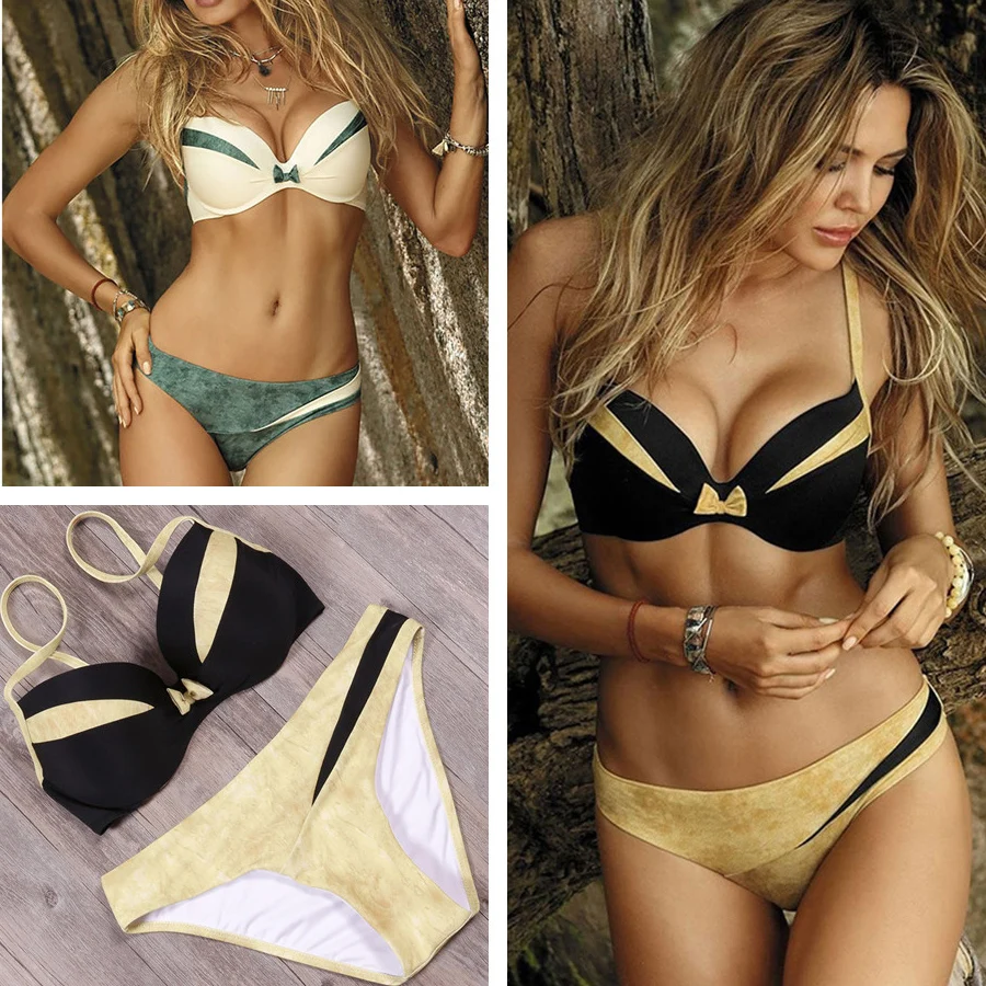 LI-FI 2019 New Sexy Bikinis Women Swimwear Push Up Swimsuits Halter Top Brazilian Bikini Set Summer Beach Bathing Suits S~L
LI-FI 2019 New Sexy Bikinis Women Swimwear Push Up Swimsuits Halter Top Brazilian Bikini Set Summer Beach Bathing Suits S~L
