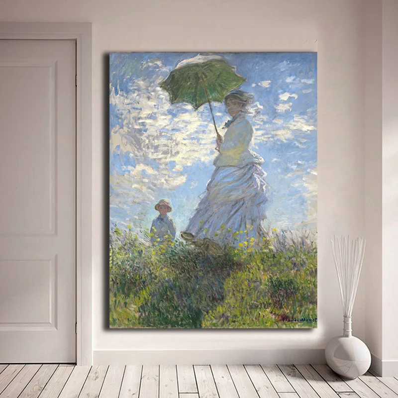 Woman With A Parasol Madame Monet And Her Son By Claude Monet Art Canvas Poster Painting Wall Picture Print Home Bedroom Decor
Woman With A Parasol Madame Monet And Her Son By Claude Monet Art Canvas Poster Painting Wall Picture Print Home Bedroom Decor