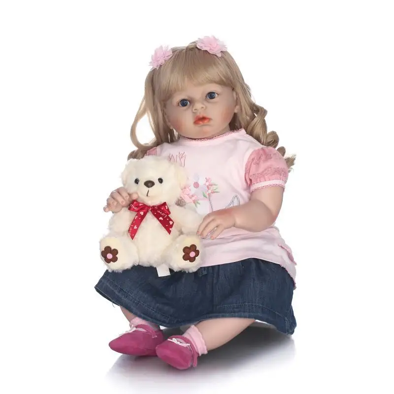 28inch reborn silicone princess toddler doll lifelike baby modeling Toys lifelike girl boneca collectible doll play house toys
28inch reborn silicone princess toddler doll lifelike baby modeling Toys lifelike girl boneca collectible doll play house toys