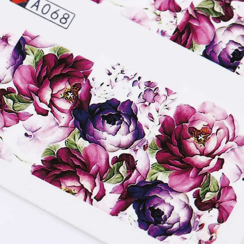 Nail Sticker Water Decals Flower Pattern Gorgeous Floral Nail Transfer Full Stickers Adhesive Papers Tips Nail Art Decoration
Nail Sticker Water Decals Flower Pattern Gorgeous Floral Nail Transfer Full Stickers Adhesive Papers Tips Nail Art Decoration