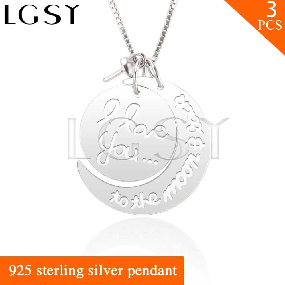 I love you Moon and round shape pendant accessories in 925 sterling silver for pearl pendant necklace 3pcs for party wearing
I love you Moon and round shape pendant accessories in 925 sterling silver for pearl pendant necklace 3pcs for party wearing