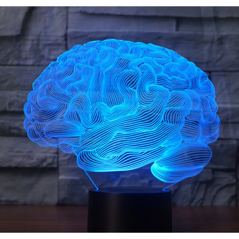3D LED Night Light Brain The First Shape with 7 Colors Light for Home Decoration Lamp Amazing Visualization Optical Illusion
3D LED Night Light Brain The First Shape with 7 Colors Light for Home Decoration Lamp Amazing Visualization Optical Illusion