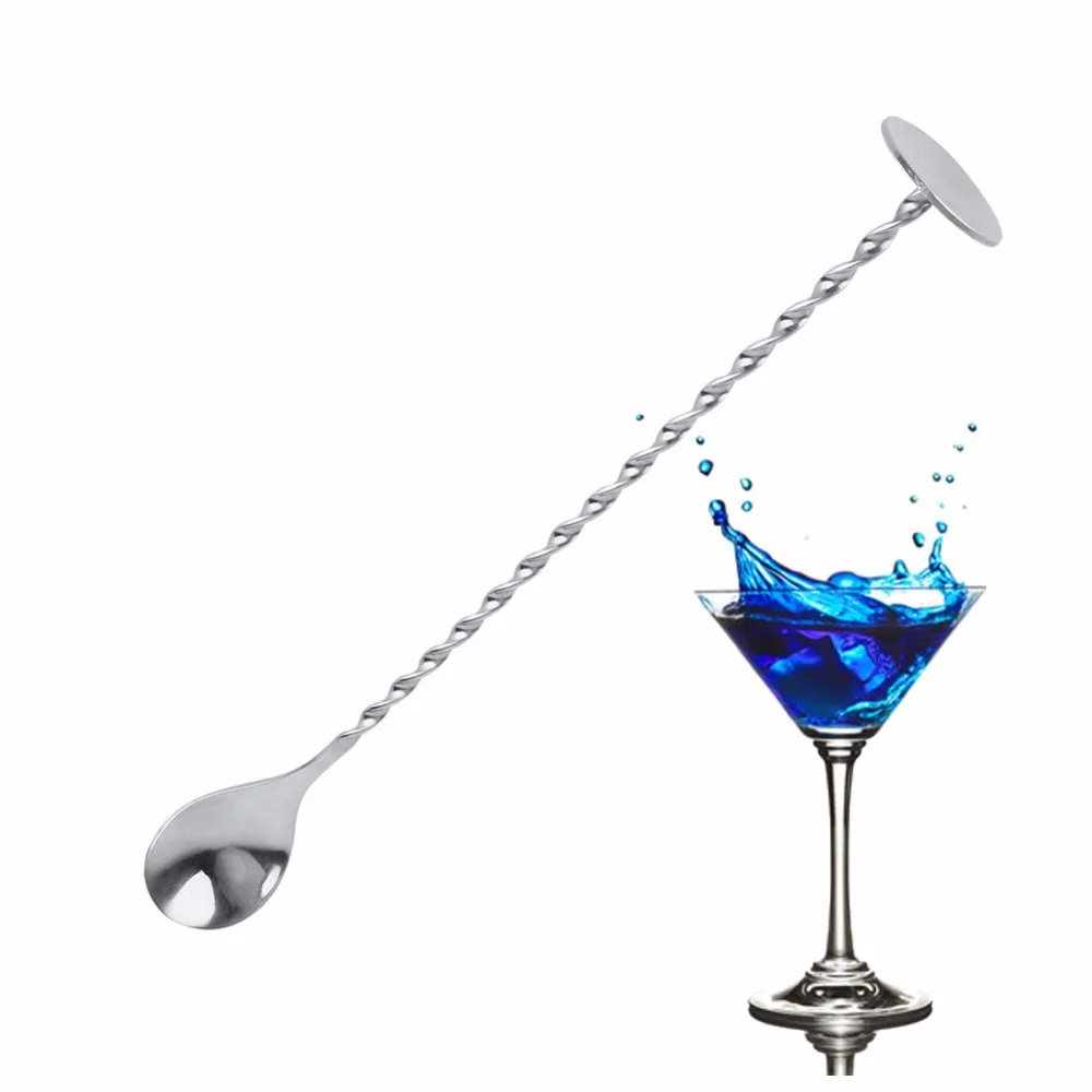 11 Inch Stainless Steel Bar Spoon Mixing Cocktail Spoon Spiral Pattern Wine Stir Bar Accessories Bar Tools
11 Inch Stainless Steel Bar Spoon Mixing Cocktail Spoon Spiral Pattern Wine Stir Bar Accessories Bar Tools