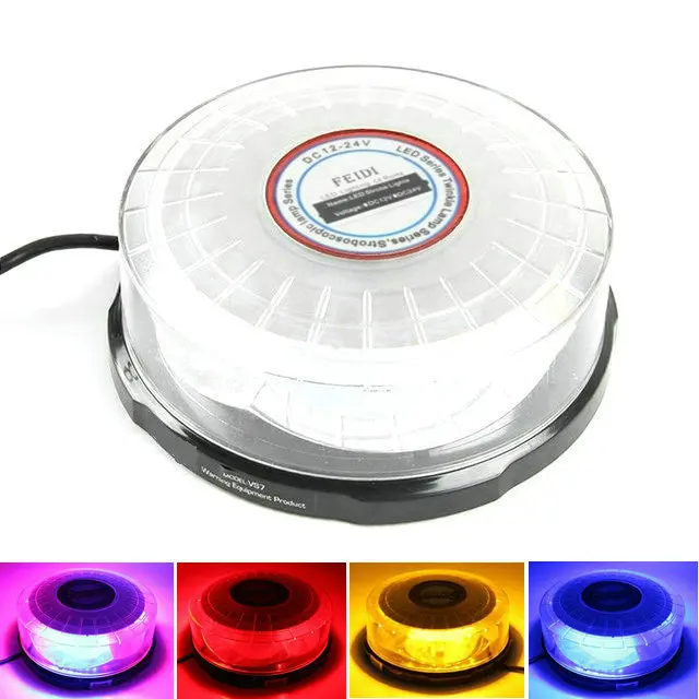 Magnetic Mounted 12V-24V 72W Car Auto LED Beacon Round Emergency Recovery Flashing Warning Strobe Lights Lightbar Amber Red Blue
Magnetic Mounted 12V-24V 72W Car Auto LED Beacon Round Emergency Recovery Flashing Warning Strobe Lights Lightbar Amber Red Blue