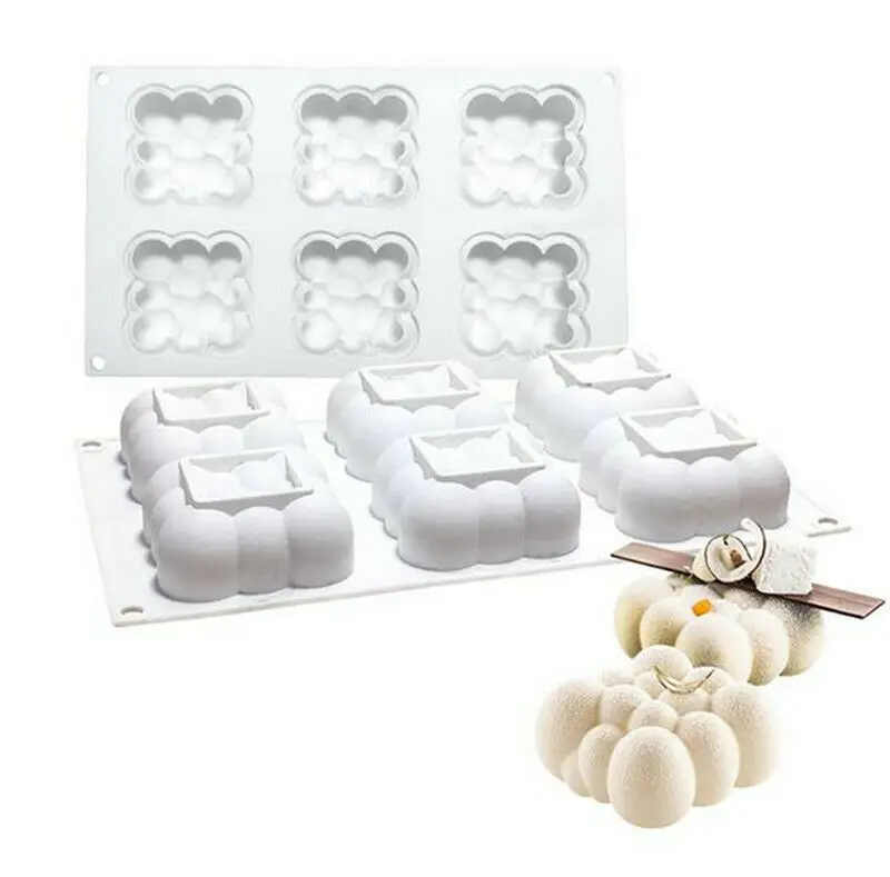 Hot Sale 1PC Silicone Cake Mold Cloud Bubble Shape Fondant Baking Tools Non-stick Cake 3D Mold Decoration DIY
Hot Sale 1PC Silicone Cake Mold Cloud Bubble Shape Fondant Baking Tools Non-stick Cake 3D Mold Decoration DIY