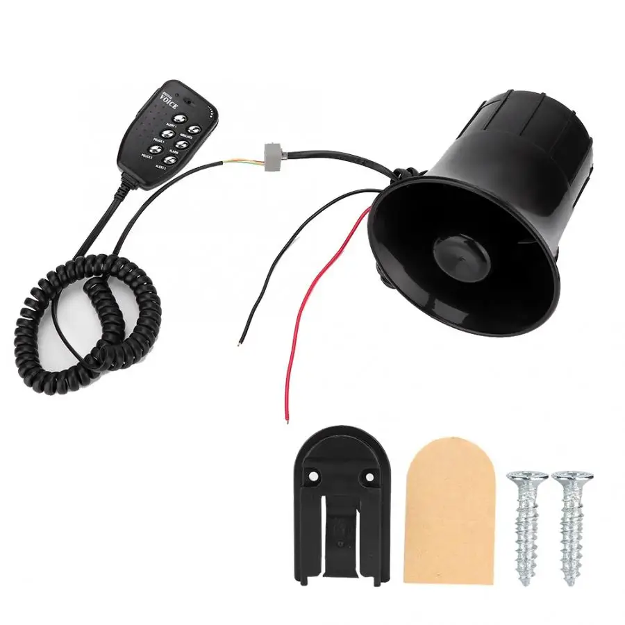 Super Loud Universal 6 Sound Tone Horn signal for auto 110dB Warning Alarm Siren Speaker for Car Motorcycle 12V Auto
Super Loud Universal 6 Sound Tone Horn signal for auto 110dB Warning Alarm Siren Speaker for Car Motorcycle 12V Auto