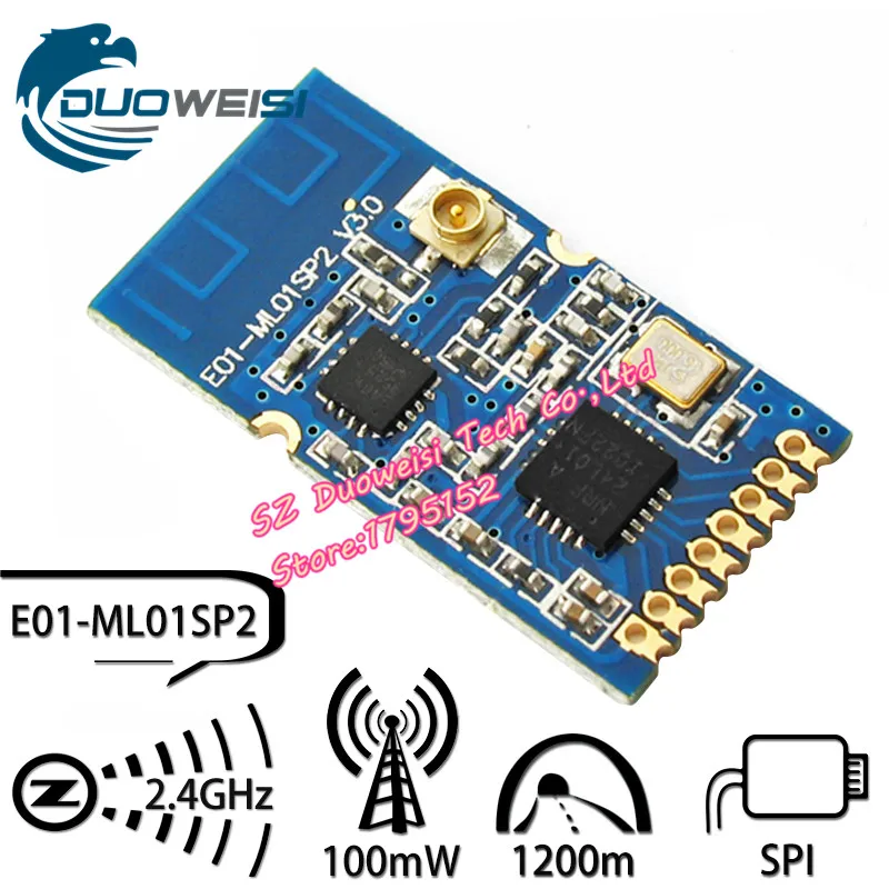 2pcs/lot nRF24L01 + PA + LNA remote / dual-antenna / wireless module / digital transmission /2.4G RF / Industrial E01-ML01SP2
2pcs/lot nRF24L01 + PA + LNA remote / dual-antenna / wireless module / digital transmission /2.4G RF / Industrial E01-ML01SP2