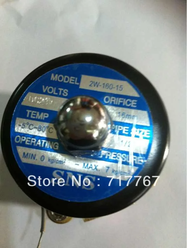 Water Air Pipeline Gas Brass NC 2Way 2 Position Electric Solenoid Valve Air Vavle 1/2" BSPP Connection 12VDC 24VDC 110V 2W160-15
Water Air Pipeline Gas Brass NC 2Way 2 Position Electric Solenoid Valve Air Vavle 1/2" BSPP Connection 12VDC 24VDC 110V 2W160-15
