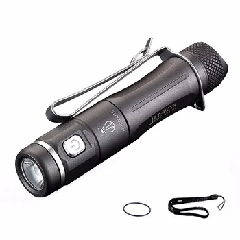 

USB Rechargeable mini Flashlight JETBeam E01R CREE XP-G2 138 lumen AAA battery small size torch for every carry + charging cable