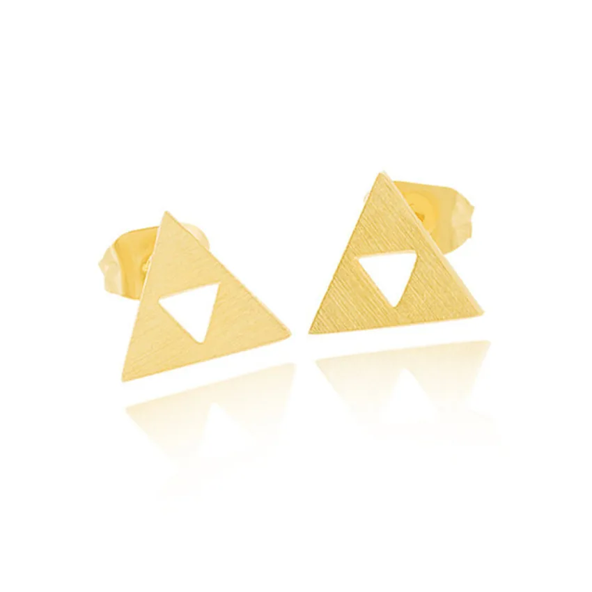 GORGEOUS TALE Stainless Steel Vintage Jewelry Geometric Gold Color Triangle Earring For Women Legend of Zelda Slopes Earrings
GORGEOUS TALE Stainless Steel Vintage Jewelry Geometric Gold Color Triangle Earring For Women Legend of Zelda Slopes Earrings