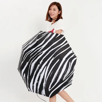 Creative Black Coating Stripes Umbrella Rain Woman Parasol Sun Female Umbrella Folding Anti-UV Paraguas Plegable guarda chuva
Creative Black Coating Stripes Umbrella Rain Woman Parasol Sun Female Umbrella Folding Anti-UV Paraguas Plegable guarda chuva