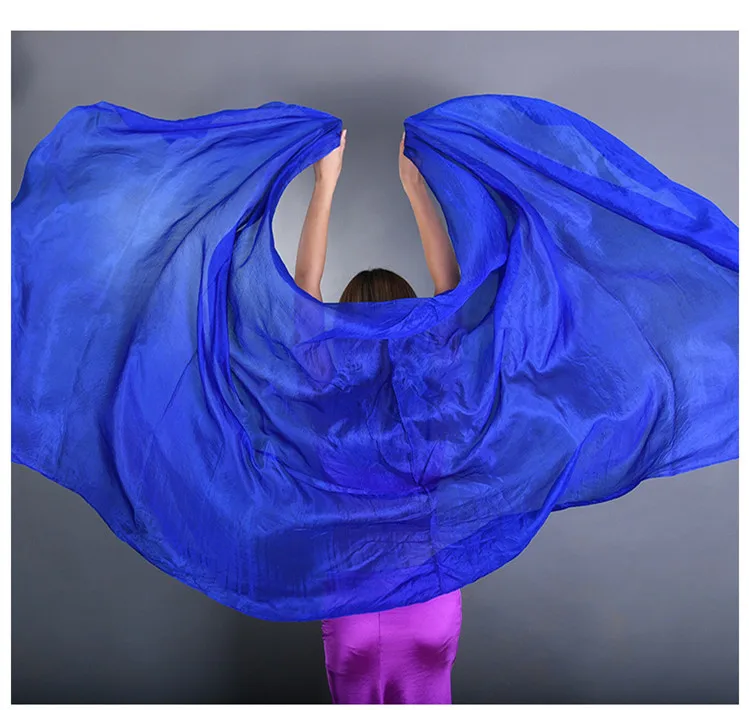 Plain Color Belly Dance Silk Veil Light 5 Mommes Real Silk 2.7m x 1.1m (3'x43") Hand Rolled Edges Royal Blue
Plain Color Belly Dance Silk Veil Light 5 Mommes Real Silk 2.7m x 1.1m (3'x43") Hand Rolled Edges Royal Blue