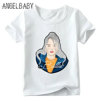 Boys/Girls Hip Hop Singer Billie Eilish Print T-shirt Children Summer Short Sleeve Tops Kids Fashion Casual Baby T shirt,ooo5265 
Boys/Girls Hip Hop Singer Billie Eilish Print T-shirt Children Summer Short Sleeve Tops Kids Fashion Casual Baby T shirt,ooo5265
