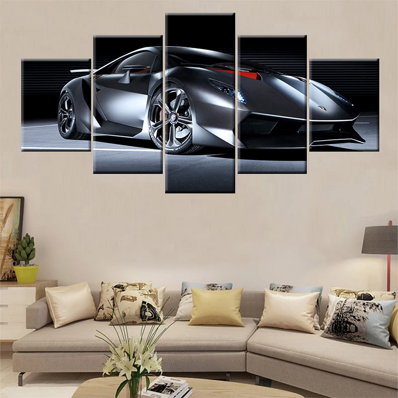 Canvas Paintings Sports Car Lamborghini Wall Art Framework Home Decor 5 Pieces HD Print Decorative Picture Living Room
Canvas Paintings Sports Car Lamborghini Wall Art Framework Home Decor 5 Pieces HD Print Decorative Picture Living Room
