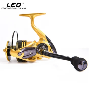 2017 New Style LEO Sea Fishing Spinning Reels Exclusive Gapless Seamless Full Metal Head & Arm 13+1BB GT1000-GT7000 Golden
2017 New Style LEO Sea Fishing Spinning Reels Exclusive Gapless Seamless Full Metal Head & Arm 13+1BB GT1000-GT7000 Golden