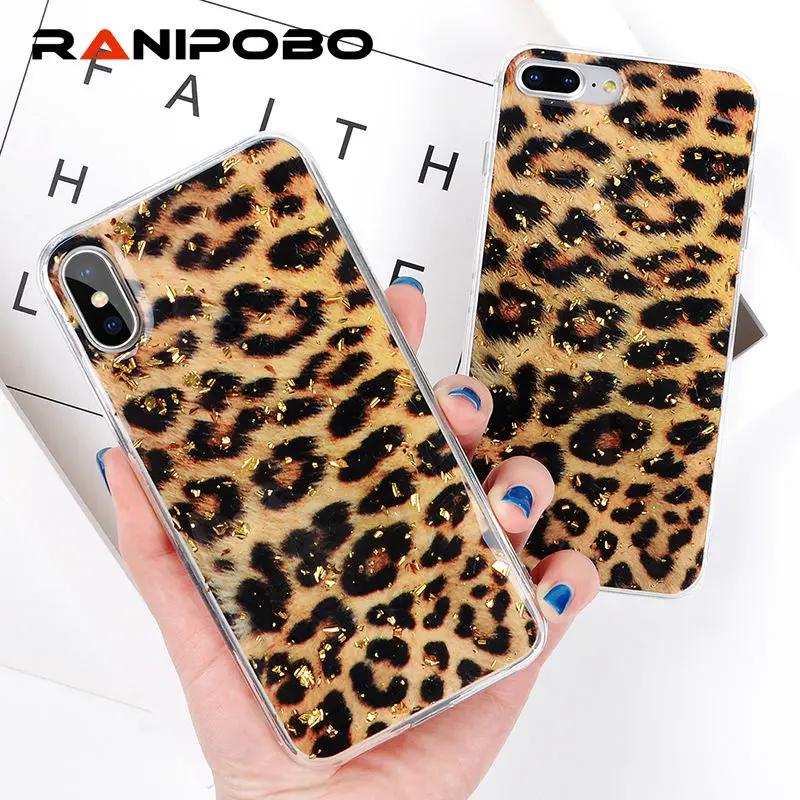 Fashion Leopard Shining Gold foil Phone Case For iPhone X XS XR XS Max 6 6S 7 8 Plus Bling Soft IMD Protective Back Cover
Fashion Leopard Shining Gold foil Phone Case For iPhone X XS XR XS Max 6 6S 7 8 Plus Bling Soft IMD Protective Back Cover
