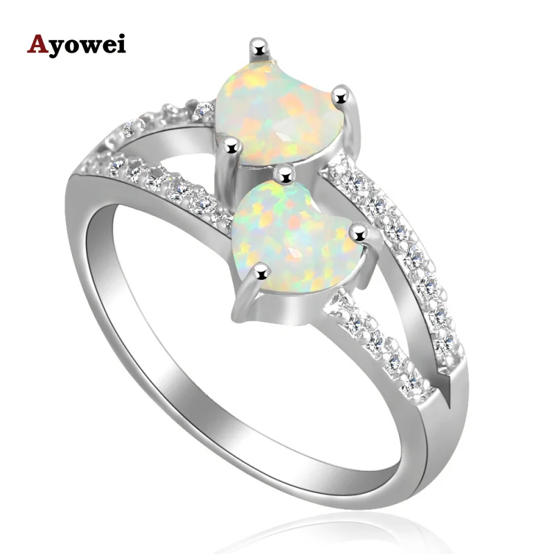 2.94g brand design two pieces White fire Opal Silver Stamped zircon fashion jewelry Rings USA Size #6#7#7.5#8.5#9 OR707A
2.94g brand design two pieces White fire Opal Silver Stamped zircon fashion jewelry Rings USA Size #6#7#7.5#8.5#9 OR707A