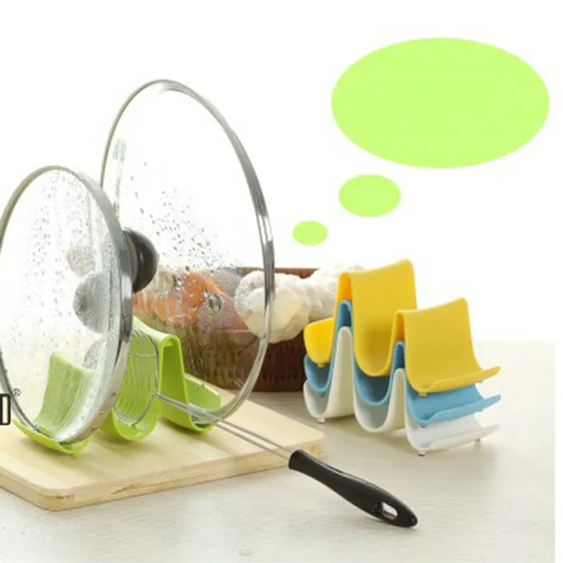 Home 1PC Multifunctional Kitchen Tools Wave Style Pan Pot Cover Lid Rack Spoon Stand Holder Display
Home 1PC Multifunctional Kitchen Tools Wave Style Pan Pot Cover Lid Rack Spoon Stand Holder Display