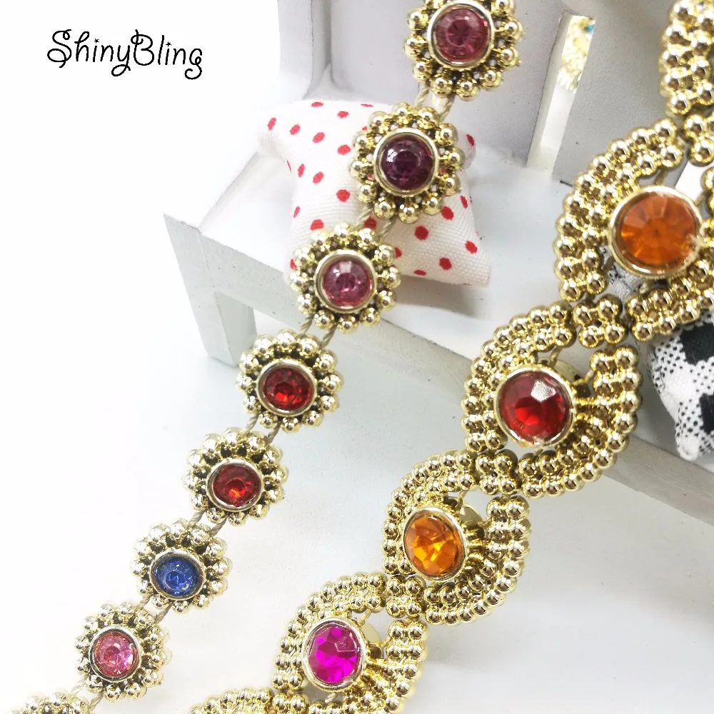 Strass Flower Diamond Bling Crystal Ribbon Wrap Trim DIY Home Wedding Cake Party Decorations Gold Plastic Rhinestones Applique
Strass Flower Diamond Bling Crystal Ribbon Wrap Trim DIY Home Wedding Cake Party Decorations Gold Plastic Rhinestones Applique