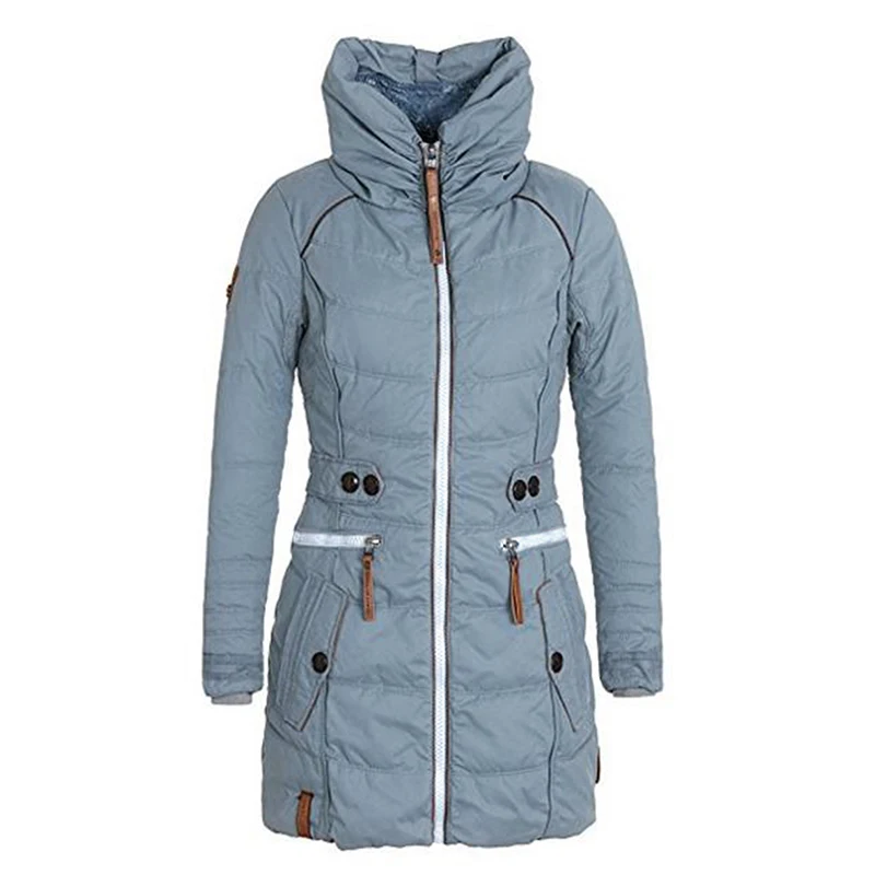 Women Thicken Overcoats Winter Autumn Velvet Cotton Wadding Slim Stand Collar Trench Spring Zipper Gothic Causal Jackets
Women Thicken Overcoats Winter Autumn Velvet Cotton Wadding Slim Stand Collar Trench Spring Zipper Gothic Causal Jackets