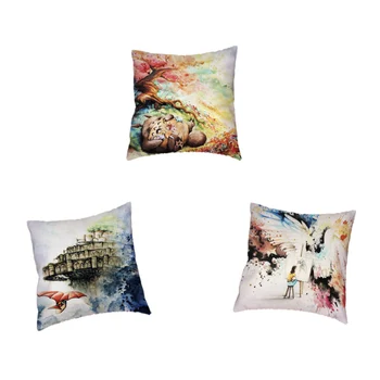 Watercolor Style Cushion Cover Set Abstract Cartoon Totoro Antelope White Wolf Landscape Colorful Tree Pillowcase House Decorati
Watercolor Style Cushion Cover Set Abstract Cartoon Totoro Antelope White Wolf Landscape Colorful Tree Pillowcase House Decorati