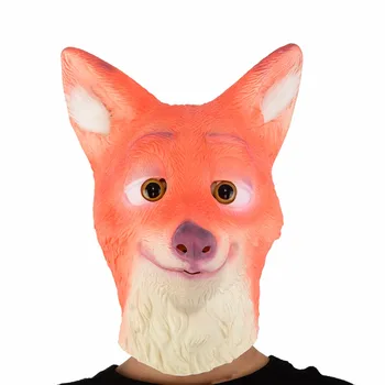 Full Head Adult Mask Fox Head Mask Funny Nick Fox Latex Breathable Realistic Crazy Rubber Party Cosplay Halloween Mask
Full Head Adult Mask Fox Head Mask Funny Nick Fox Latex Breathable Realistic Crazy Rubber Party Cosplay Halloween Mask
