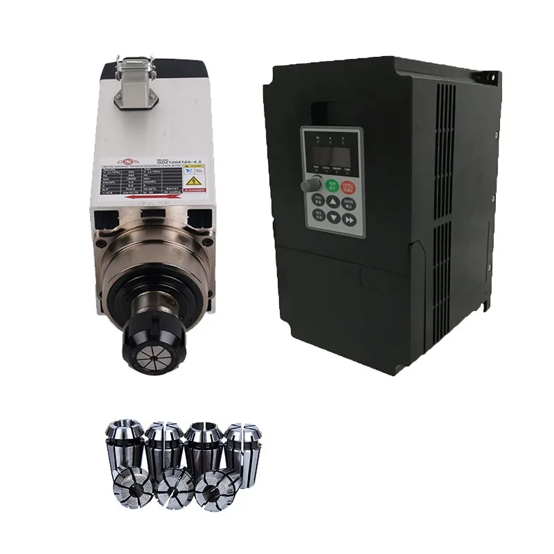 380V 7.5KW 10HP Square Spindle Motor Air Cooled 4 Bearings+7.5kw VFD inverter + ER32 Collet kit for CNC Engraving machine Router
380V 7.5KW 10HP Square Spindle Motor Air Cooled 4 Bearings+7.5kw VFD inverter + ER32 Collet kit for CNC Engraving machine Router