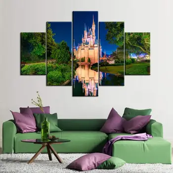 5 Panel Canvas Wall Art Cinderellas Castle Painting Fairtyle Artwork Printed on Canvas for Home Decor Drop Shipping
5 Panel Canvas Wall Art Cinderellas Castle Painting Fairtyle Artwork Printed on Canvas for Home Decor Drop Shipping