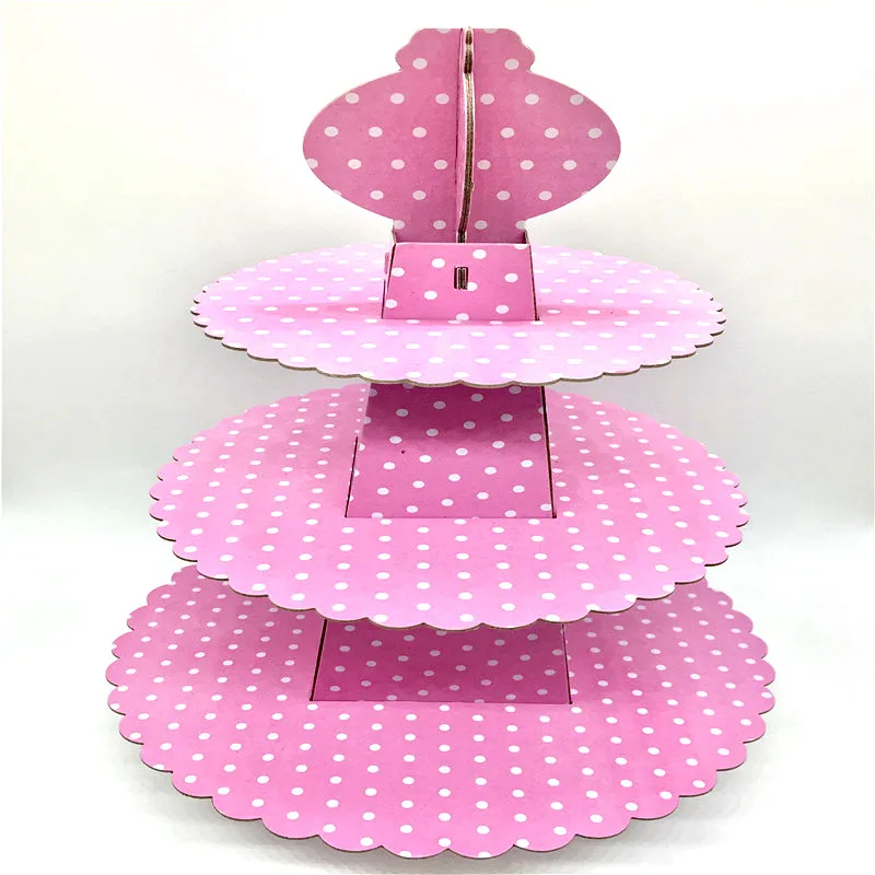 New Pink Cartoon Paper Cake Stand Three Layers Folding Cupcake Dessert Candy Cookies Holder Rack Kids Birthday Party Supplies
New Pink Cartoon Paper Cake Stand Three Layers Folding Cupcake Dessert Candy Cookies Holder Rack Kids Birthday Party Supplies