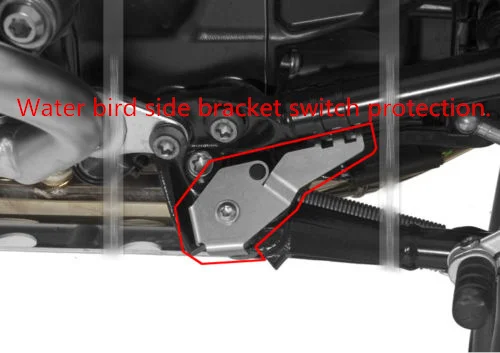 Silver Steel Motorcycle Side Stand Switch Guard Cover Motorbike Switch Protector for BMW R1200GS R1200 GS LC ADV 2014-2016 Parts
Silver Steel Motorcycle Side Stand Switch Guard Cover Motorbike Switch Protector for BMW R1200GS R1200 GS LC ADV 2014-2016 Parts