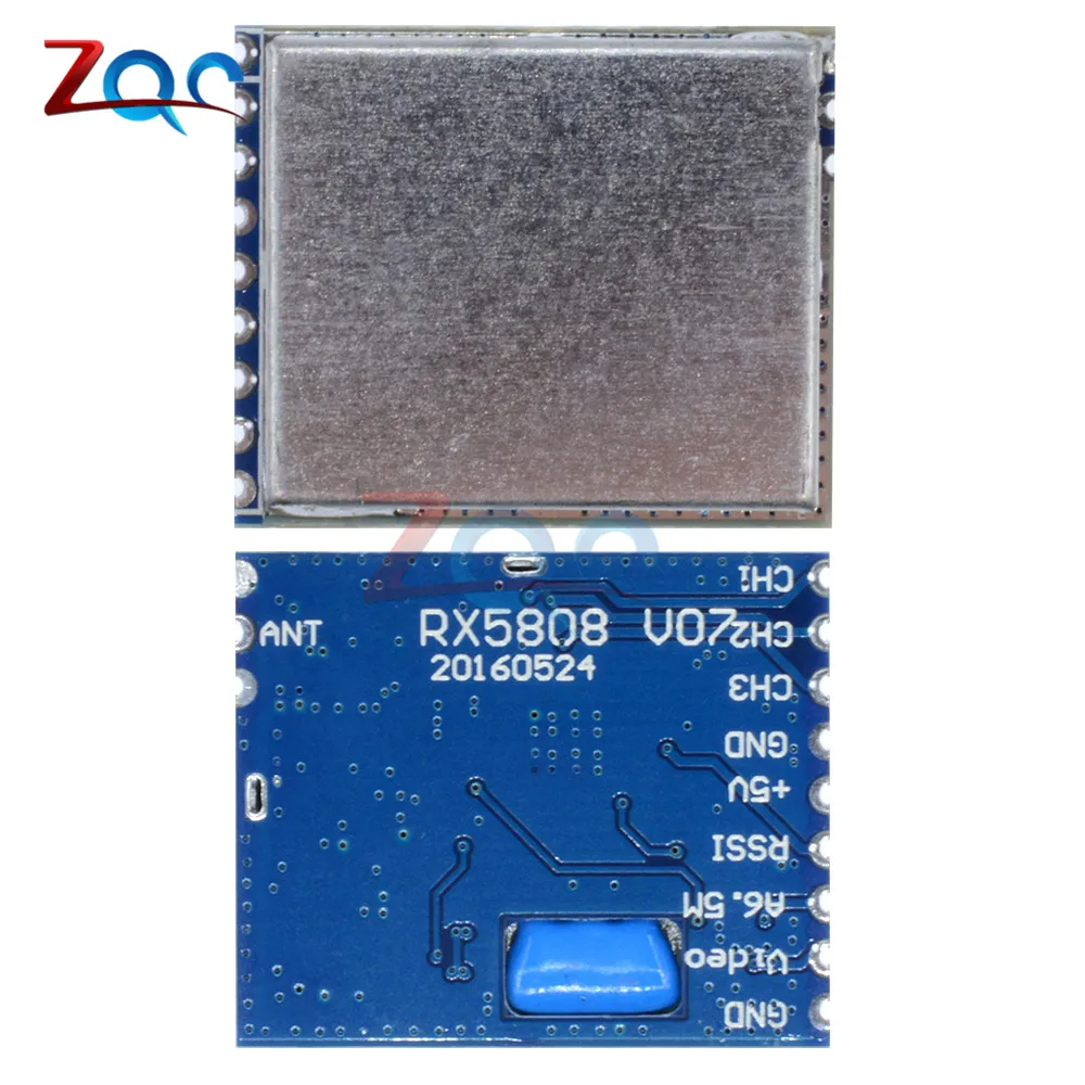 5.8GHz RX5808 -90dBm AV FM Wireless Audio Video receiver Receiving Module for RX5808 Boscam
5.8GHz RX5808 -90dBm AV FM Wireless Audio Video receiver Receiving Module for RX5808 Boscam