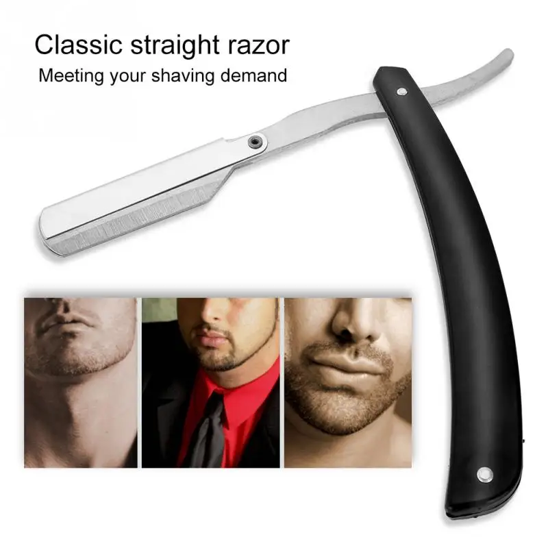 Barber Straight Blade Razor Stainless Steel Salon Folding Shaving Hair Cutting Clipper Knife Hairdressing Beard Removal Shaver
Barber Straight Blade Razor Stainless Steel Salon Folding Shaving Hair Cutting Clipper Knife Hairdressing Beard Removal Shaver